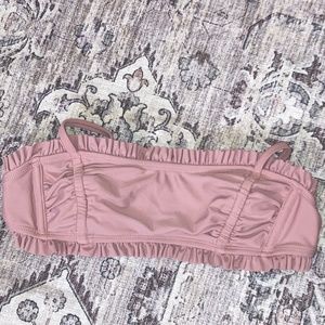 dusty rose bikini top